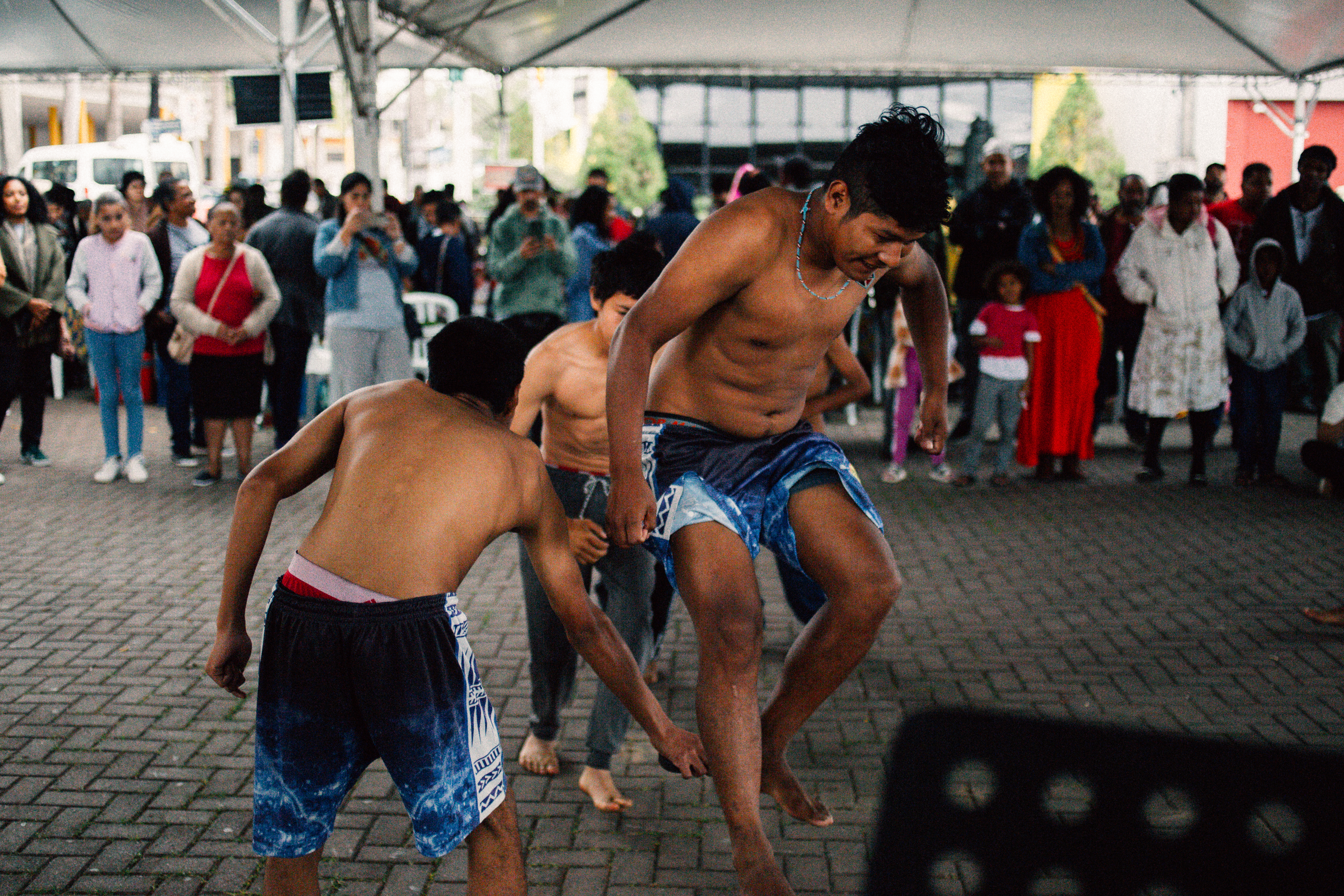  Apresentação cultural dos Guarani Mbya da Terra Indígena Takuari de Eldorado|Julio César Almeida/ISA