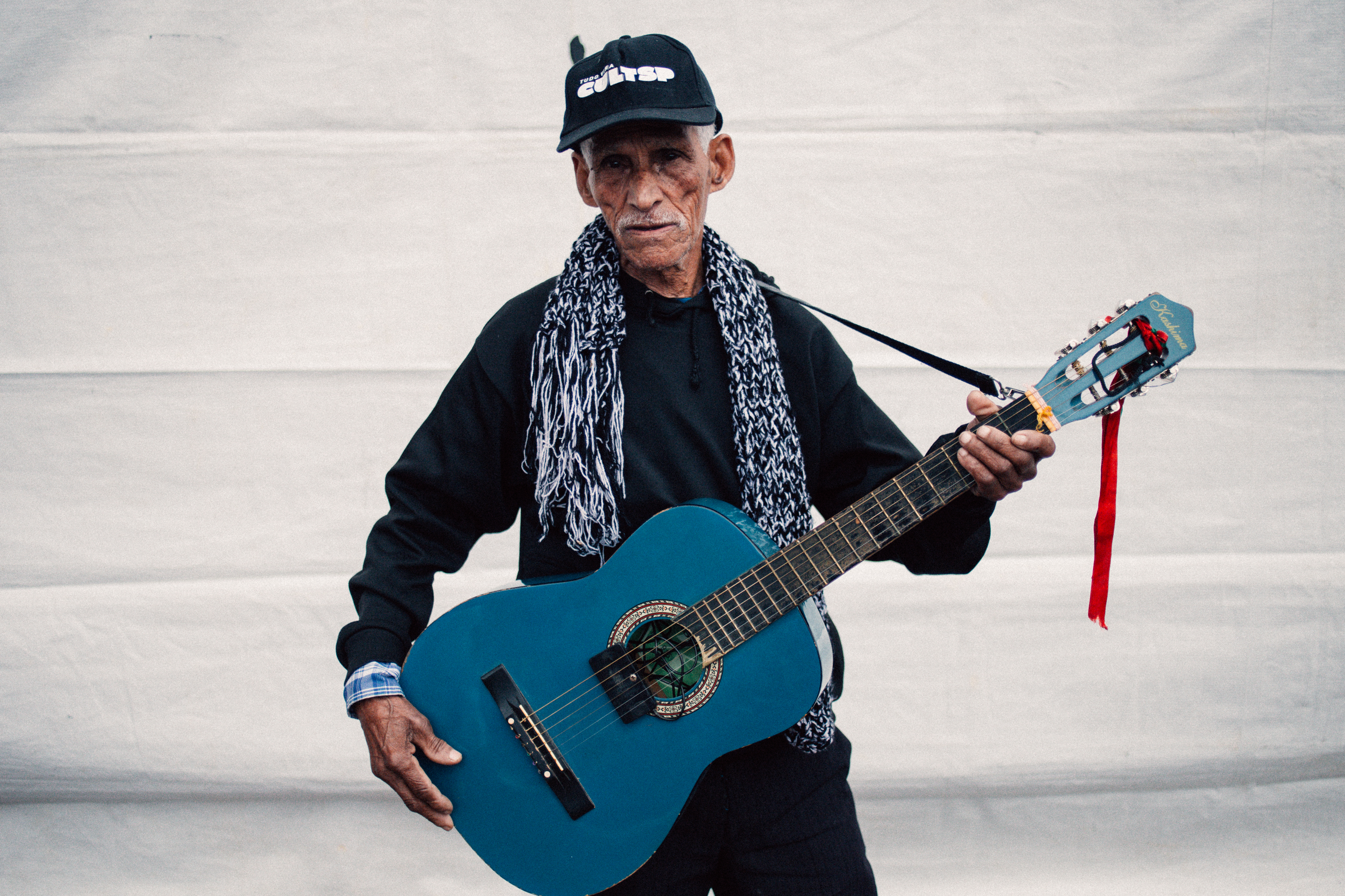  João Santos Rosa, do Quilombo Sapatu, se apresentou ao público|Julio César Almeida/ISA