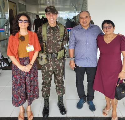 General  Nilton Diniz Rodrigues , novo comandante na tríplice fronteira entre Brasil, Colômbia e Venezuela no Noroeste Amazônico, com representantes do ISA na passagem de comando