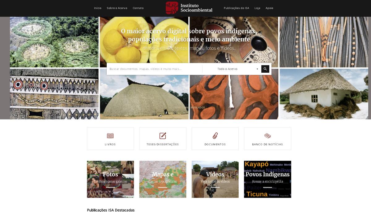 Acervo online do ISA