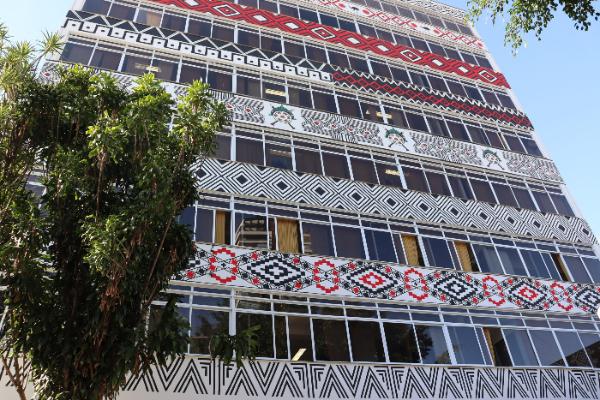 Fachada do Museu das Culturas Indígenas, inaugurado em junho de 2022