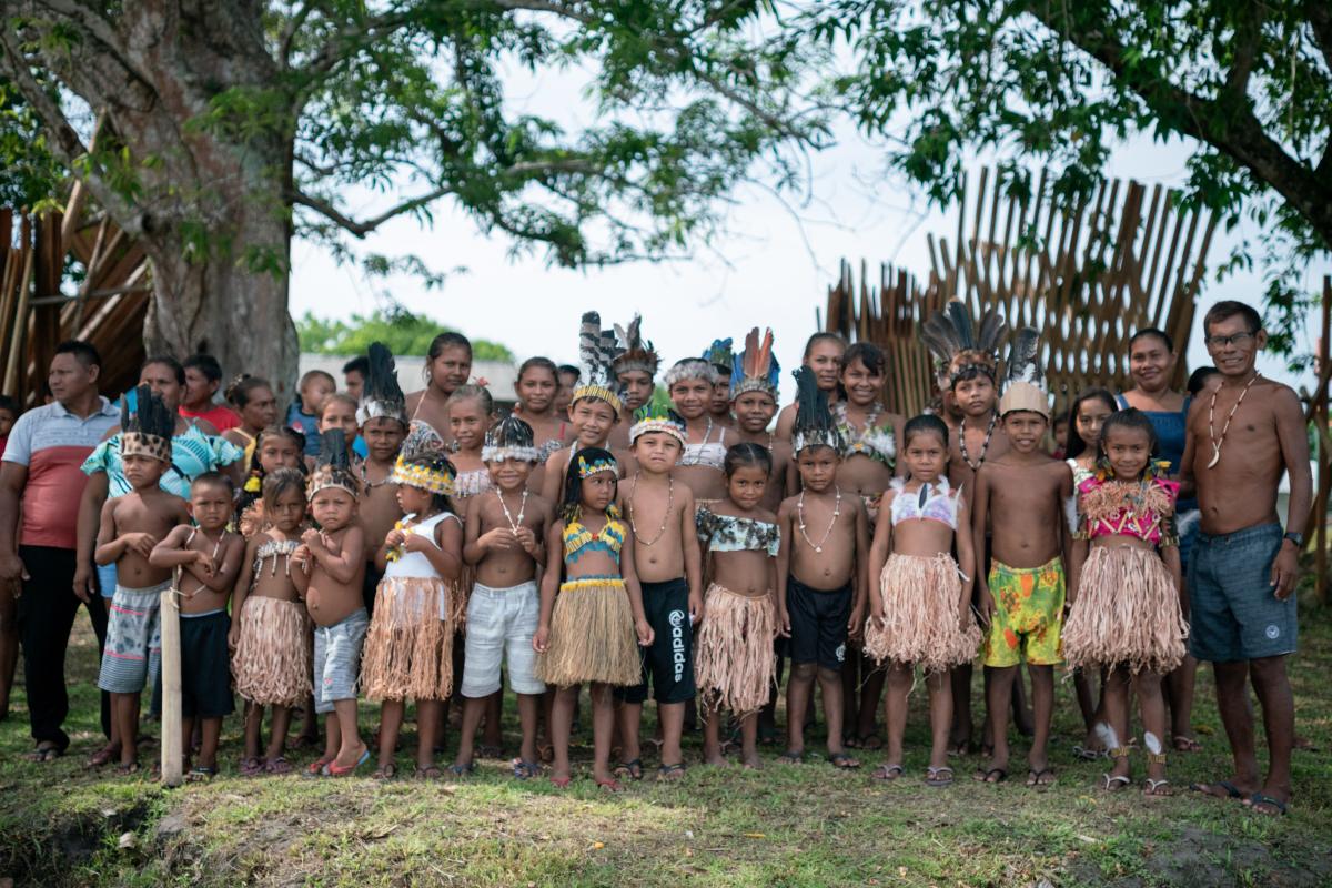 recepção na comunidade boa vista