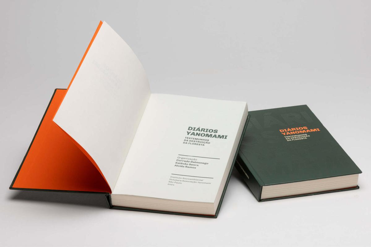 Capa do livro 'Diários Yanomami: testemunhos da devastação da floresta'