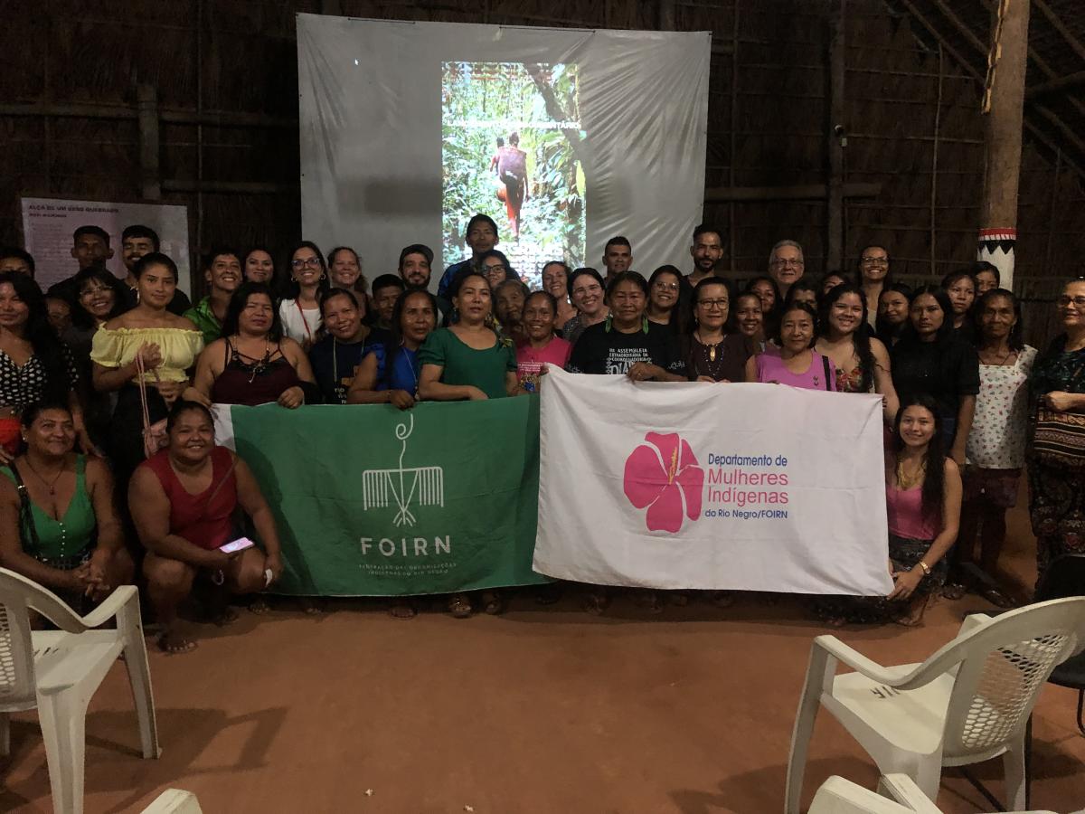 Casa cheia e emoção na Casa do Saber - Maloca da FOIRN com o documentário "Rionegrinas" - Ana Amélia Hamdan/ISA