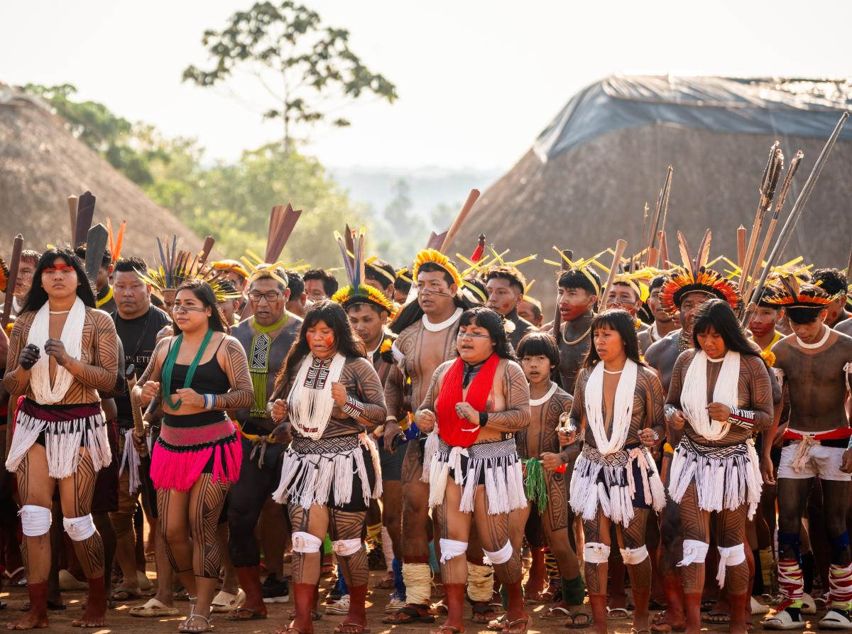 Na parte cultural, aconteceram danças e cantos tradicionais. As apresentações incluíram um desfile de trajes típicos dos povos