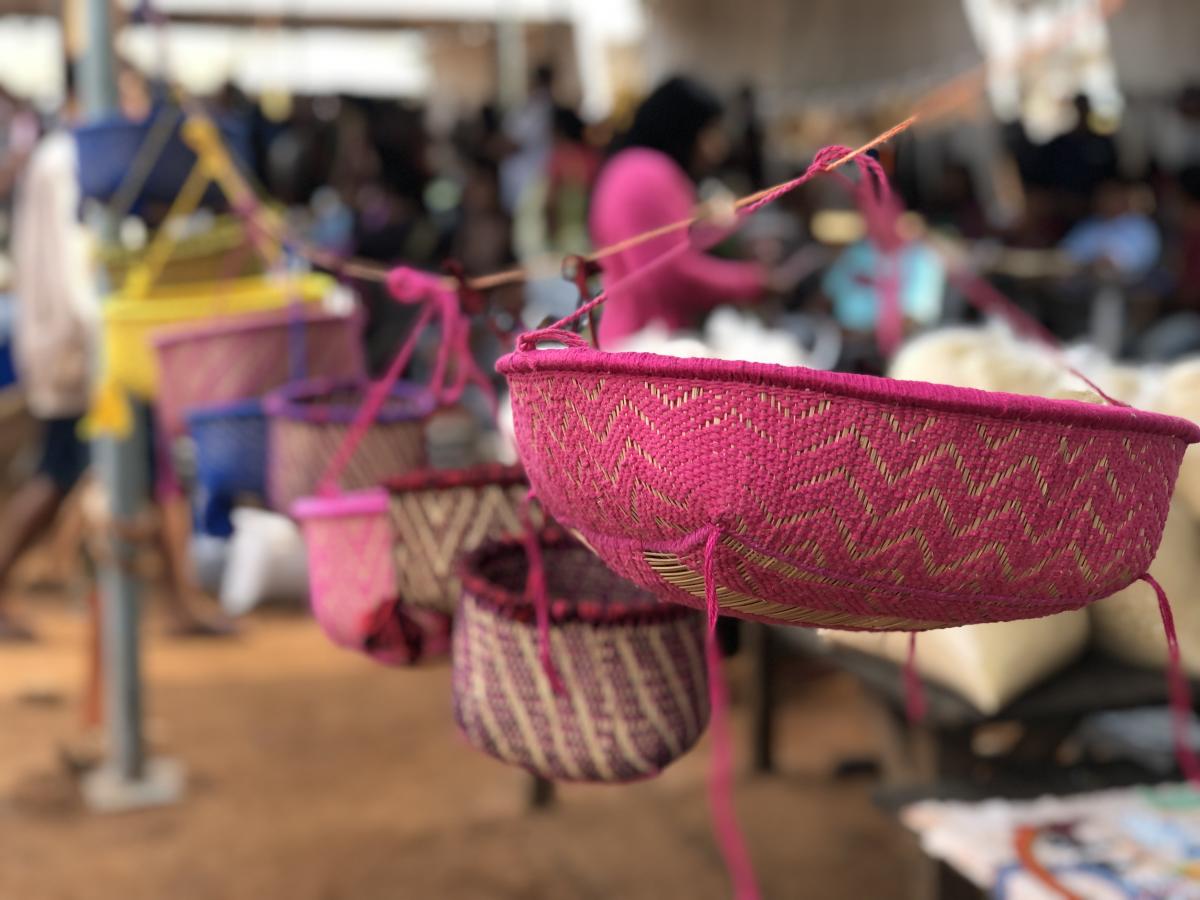 Cestarias também estiveram presentes na Expotix