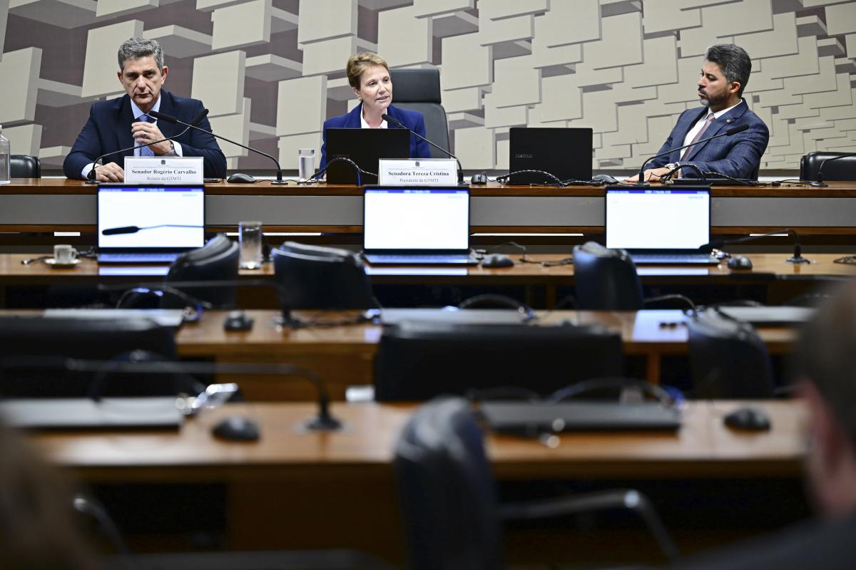 Sessão esvaziada em que foi instalado o Grupo de Trabalho de Mineração em Terras Indígenas no Senado | Saulo Cruz / Agência Senado 